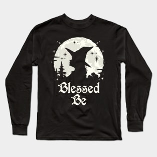 Wiccan Witchcraft Blessed Be Long Sleeve T-Shirt